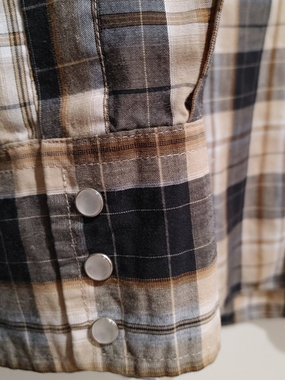 Ely Cattleman Western Shirt Long Sleeve Pearl Snap Buttons Tall XXL - Picture 4 of 7